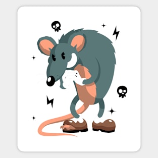 Evil Rat Funny Magnet